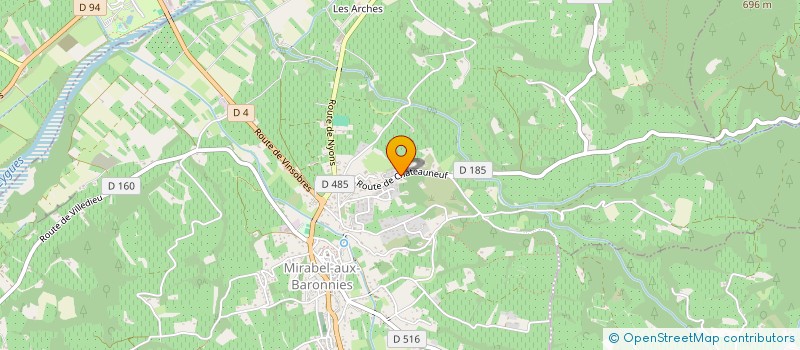 localisation de l'entreprise MONSIEUR BENOIT LAPLANCHE  MIRABEL-AUX-BARONNIES