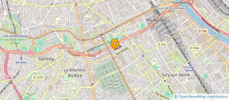 localisation de l'entreprise MONSIEUR BENOIT LAPOSTE  IVRY-SUR-SEINE