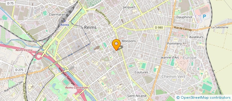 localisation de l'entreprise MONSIEUR BENOIT LARDIERE  REIMS