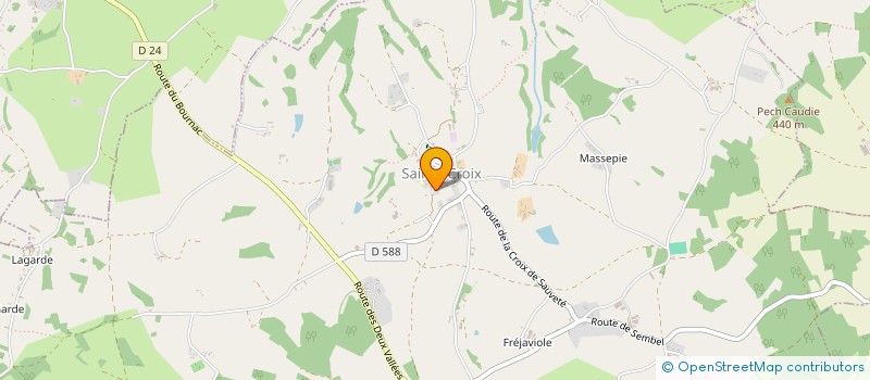 localisation de l'entreprise MONSIEUR BENOIT LARRIVE  VILLENEUVE