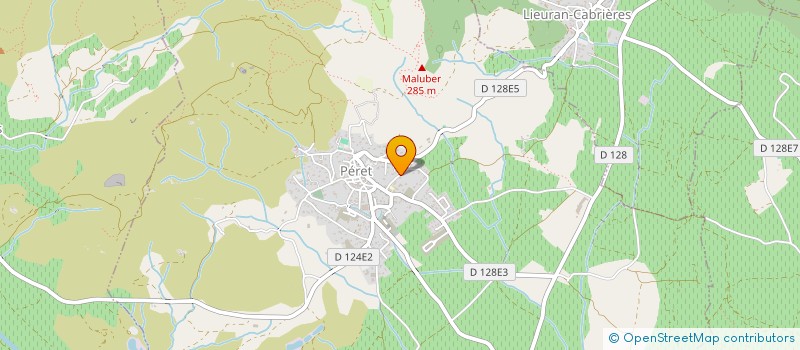 localisation de l'entreprise MONSIEUR BENOIT LASSALE  PERET