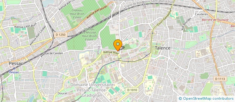 localisation de l'entreprise MONSIEUR BENOIT LATOUCHE  TALENCE