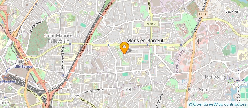localisation de l'entreprise MONSIEUR BENOIT LAUDE à MONS-EN-BARŒUL