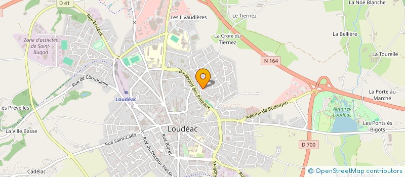 localisation de l'entreprise MONSIEUR BENOIT LAUNAY à LOUDEAC