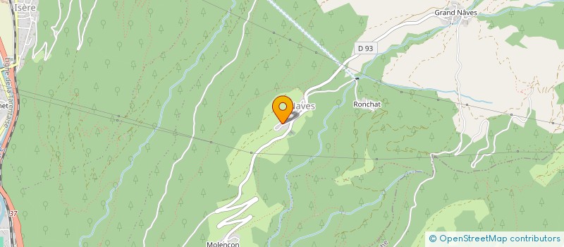 localisation de l'entreprise MONSIEUR BENOIT LAURENT  LES AVANCHERS-VALMOREL