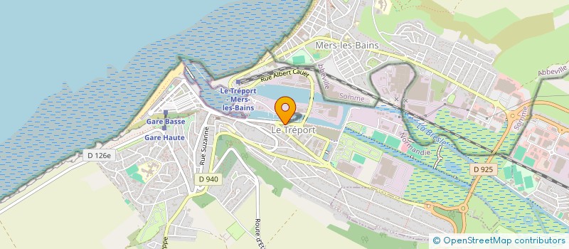 localisation de l'entreprise MONSIEUR BENOIT LAURENT  LE TREPORT