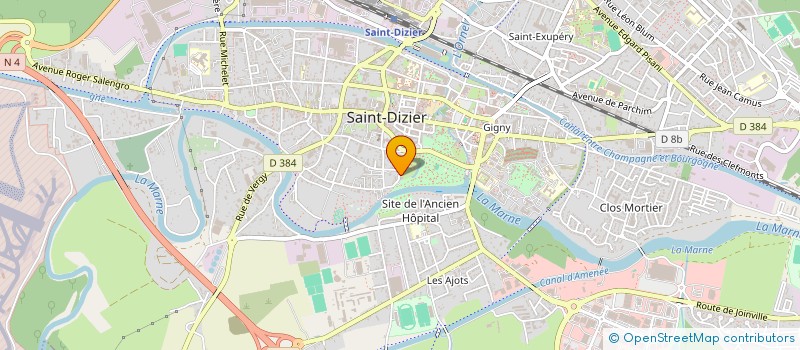 localisation de l'entreprise MONSIEUR BENOIT LAURENT à SAINT-DIZIER