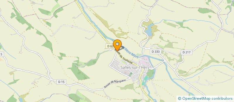 localisation de l'entreprise MONSIEUR BENOIT LAURET  SALLES-SUR-L'HERS