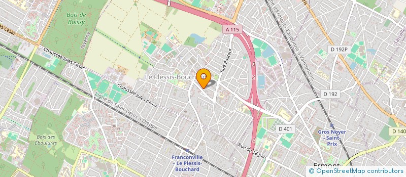 localisation de l'entreprise MONSIEUR BENOIT LAVEILLE  LE PLESSIS-BOUCHARD