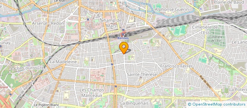 localisation de l'entreprise MONSIEUR BENOIT LAZARO  RENNES