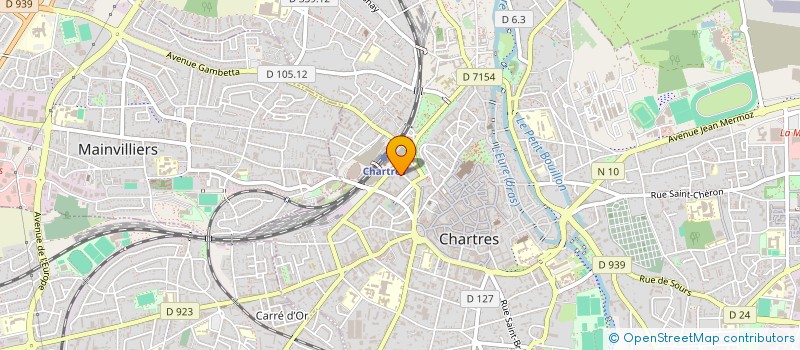 localisation de l'entreprise MONSIEUR BENOIT LE BLANC à CHARTRES