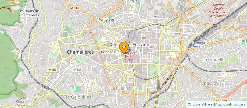 localisation de l'entreprise MONSIEUR BENOIT LE CHENADEC  CLERMONT-FERRAND