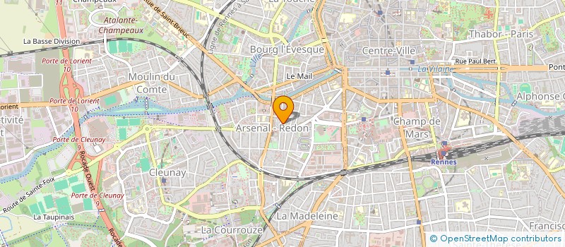 localisation de l'entreprise MONSIEUR BENOIT LE DANTEC  RENNES