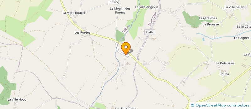 localisation de l'entreprise MONSIEUR BENOIT LE MARECHAL  SAINT-GLEN