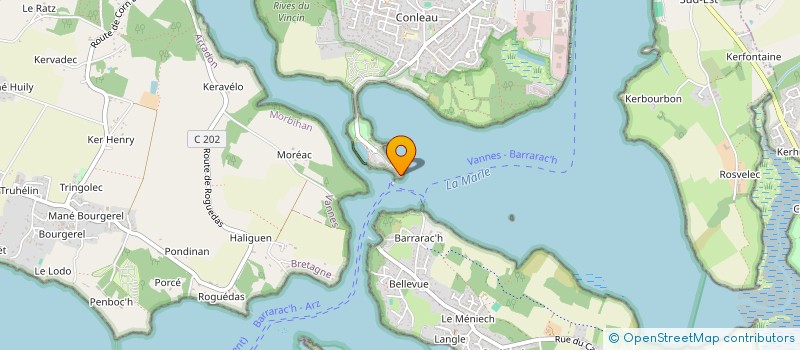 localisation de l'entreprise MONSIEUR BENOIT LE PORTZ à VANNES