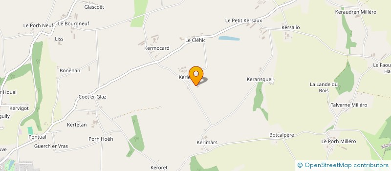 localisation de l'entreprise MONSIEUR BENOIT LE QUENTREC à MOREAC