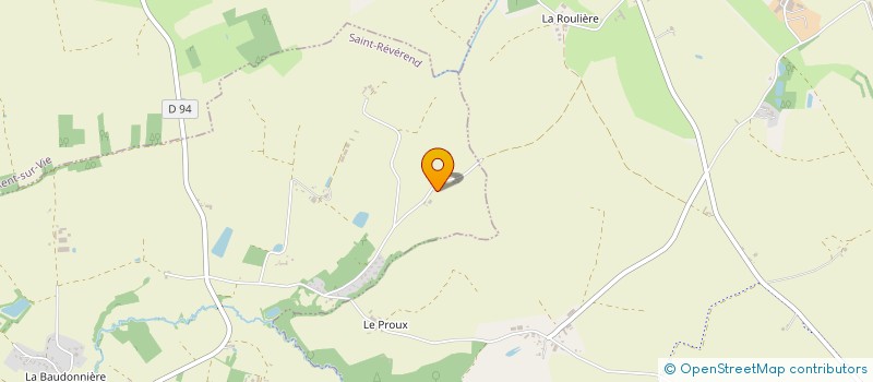localisation de l'entreprise MONSIEUR BENOIT LE SAGE DE LA FRANQUERIE à LA CHAPELLE-HERMIER