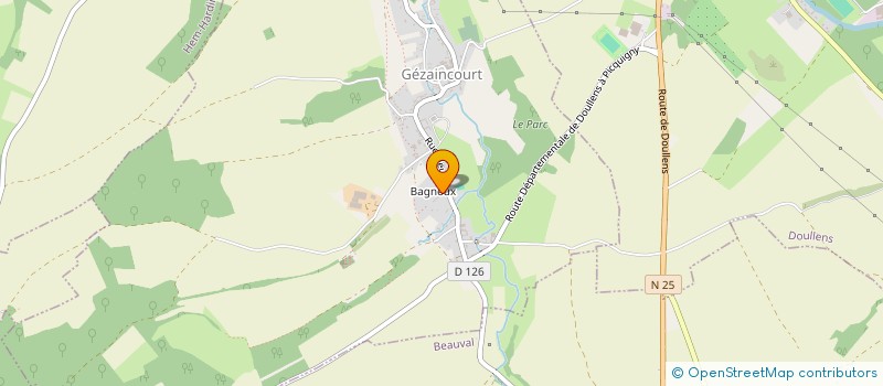 localisation de l'entreprise MONSIEUR BENOIT LEBON  AUTHEUX