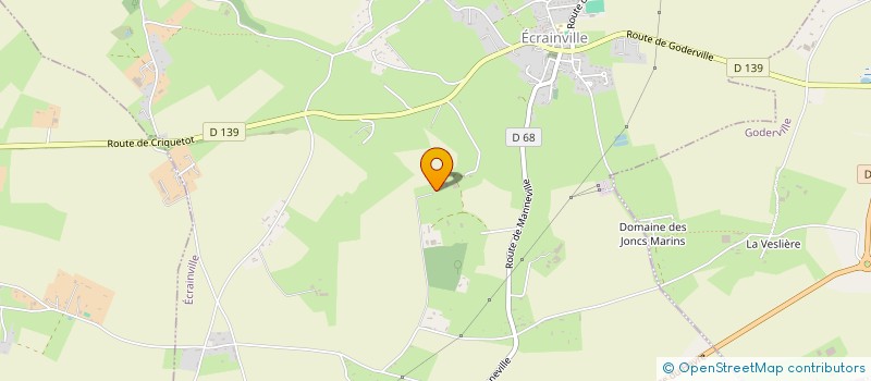 localisation de l'entreprise MONSIEUR BENOIT LECACHEUR  ECRAINVILLE