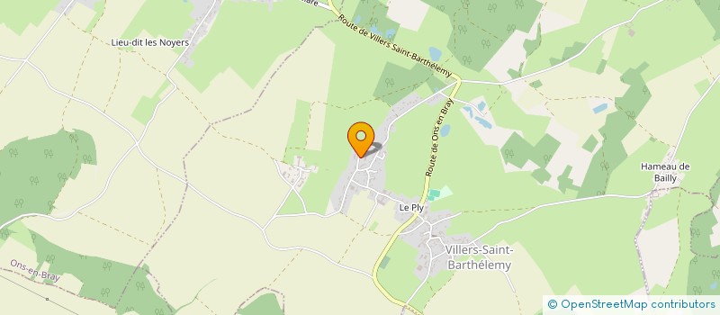 localisation de l'entreprise MONSIEUR BENOIT LECAT  VILLERS-SAINT-BARTHELEMY