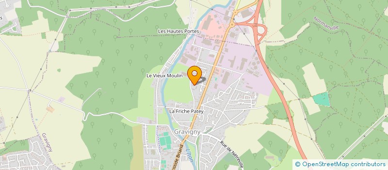 localisation de l'entreprise MONSIEUR BENOIT LECONTE à GRAVIGNY