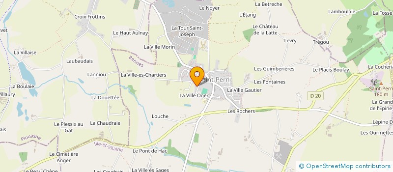 localisation de l'entreprise MONSIEUR BENOIT LECUYER à SAINT-PERN