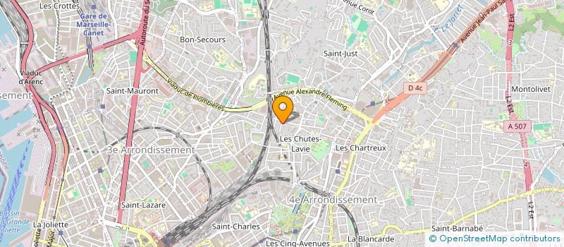 localisation de l'entreprise MONSIEUR BENOIT LECUYOT à MARSEILLE