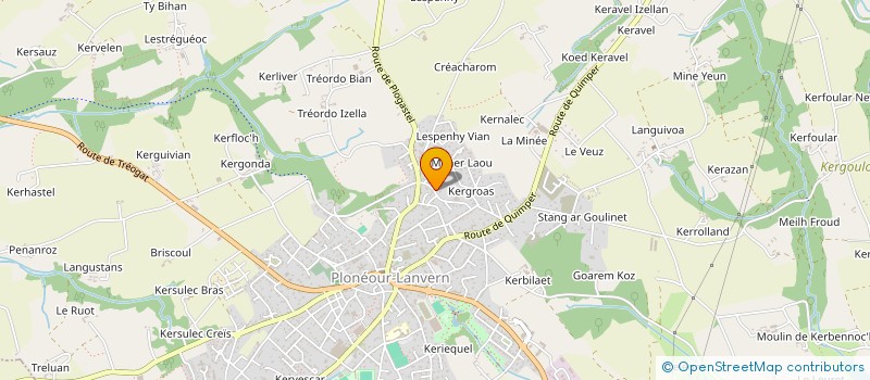 localisation de l'entreprise MONSIEUR BENOIT LEDUC  PLONEOUR-LANVERN