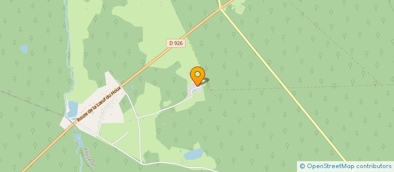 localisation de l'entreprise MONSIEUR BENOIT LEDUC  VOUZERON