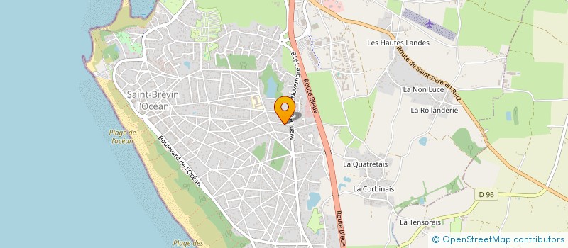 localisation de l'entreprise MONSIEUR BENOIT LEFEBVRE à SAINT-BREVIN-LES-PINS