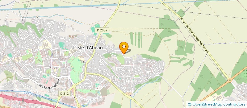 localisation de l'entreprise MONSIEUR BENOIT LEFEVRE  L'ISLE-D'ABEAU