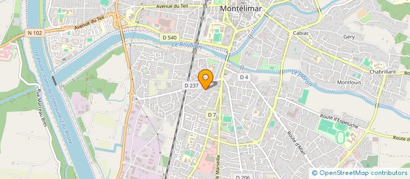 localisation de l'entreprise MONSIEUR BENOIT LEFEVRE  MONTELIMAR