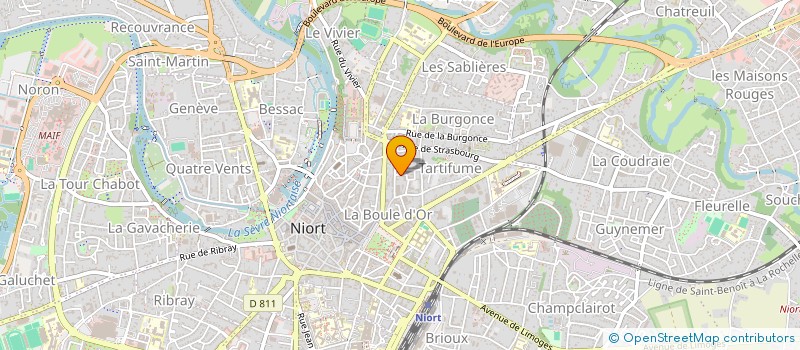 localisation de l'entreprise MONSIEUR BENOIT LEGER  NIORT