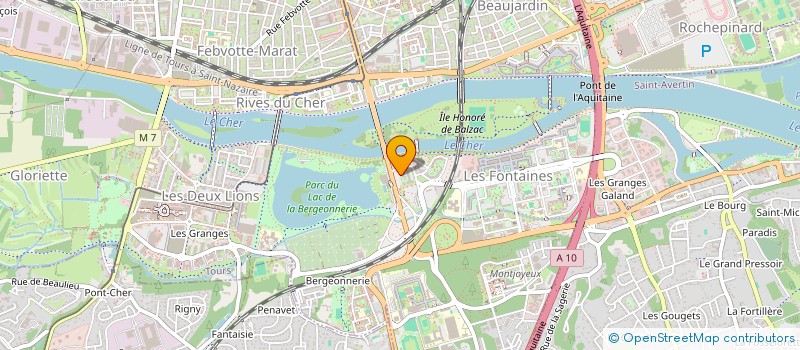 localisation de l'entreprise MONSIEUR BENOIT LEGER  TOURS