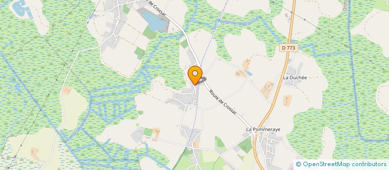 localisation de l'entreprise MONSIEUR BENOIT LEGRAND  DONGES