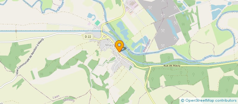 localisation de l'entreprise MONSIEUR BENOIT LEGRAND  MAIZY