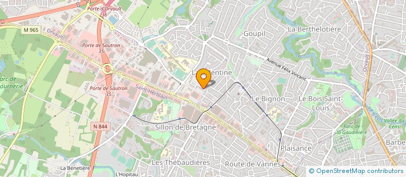 localisation de l'entreprise MONSIEUR BENOIT LEGROS à ORVAULT