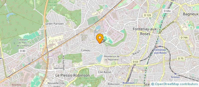 localisation de l'entreprise MONSIEUR BENOIT LELOUTRE  LE PLESSIS-ROBINSON