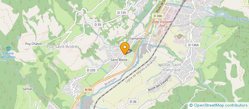 localisation de l'entreprise MONSIEUR BENOIT LEMAIRE à BRIANCON