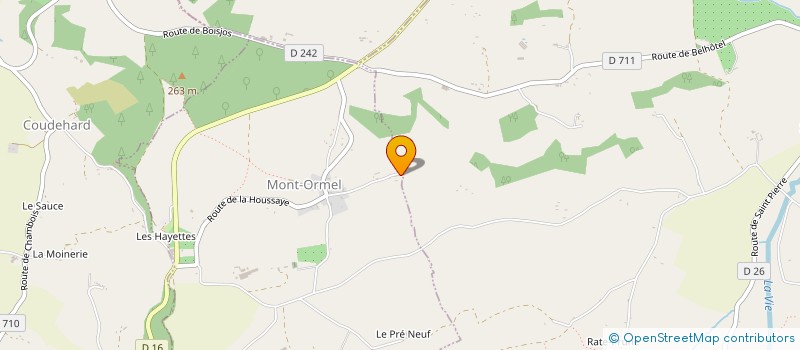 localisation de l'entreprise MONSIEUR BENOIT LEMAIRE à MONT-ORMEL