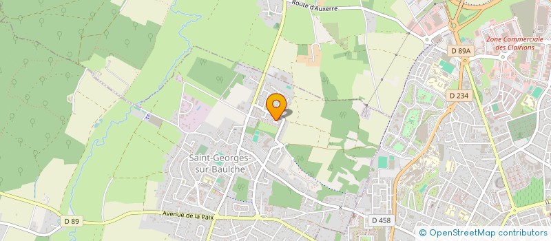 localisation de l'entreprise MONSIEUR BENOIT LEMAIRE  SAINT-GEORGES-SUR-BAULCHE