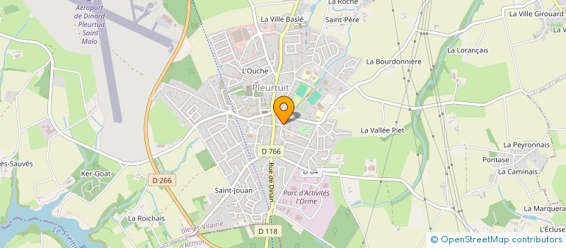 localisation de l'entreprise MONSIEUR BENOIT LEMASSON  PLEURTUIT