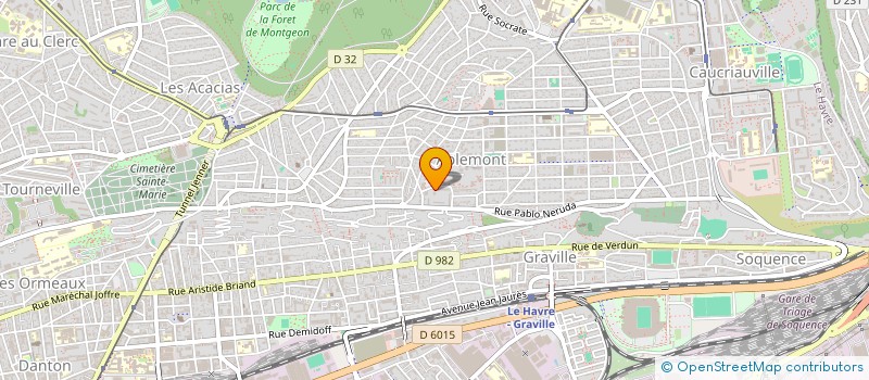 localisation de l'entreprise MONSIEUR BENOIT LEMESLE à LE HAVRE