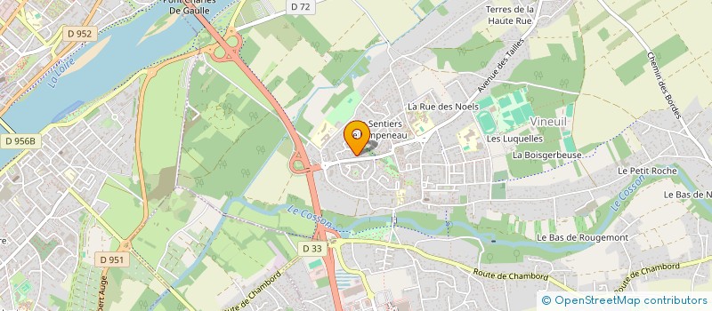 localisation de l'entreprise MONSIEUR BENOIT LEMORE  VINEUIL