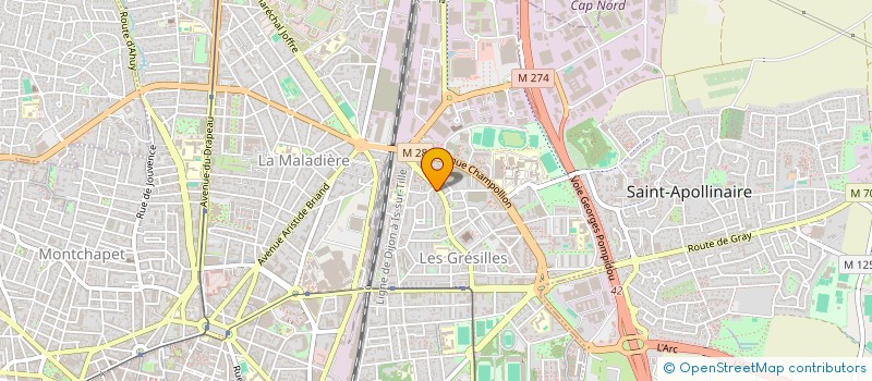 localisation de l'entreprise MONSIEUR BENOIT LENGLIN  DIJON