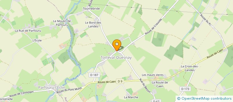 localisation de l'entreprise MONSIEUR BENOIT LENOEL  AURSEULLES