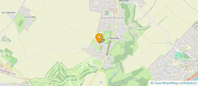 localisation de l'entreprise MONSIEUR BENOIT LEPELTIER  BIEVILLE-BEUVILLE