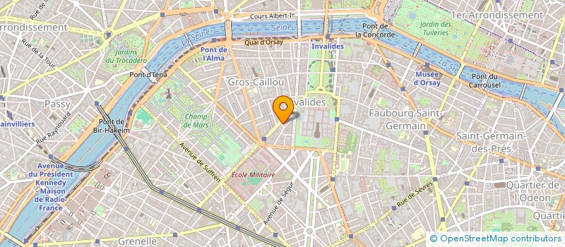 localisation de l'entreprise MONSIEUR BENOIT LEPINE  PARIS