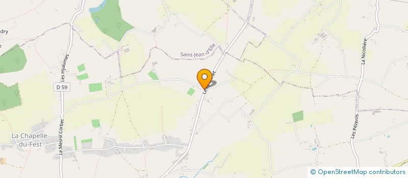 localisation de l'entreprise MONSIEUR BENOIT LEPOULTIER  SAINT-AMAND-VILLAGES