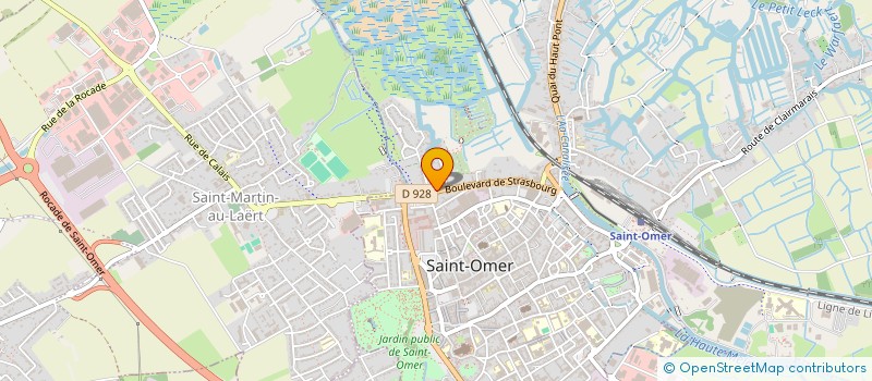 localisation de l'entreprise MONSIEUR BENOIT LEROY  SAINT-OMER